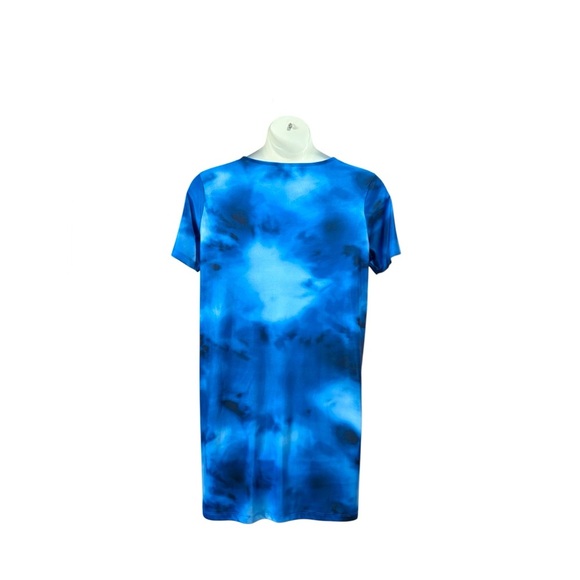 NWOT Icōne by Simons, Chic Stretch Dress, Large, Blue - Picture 6 of 8